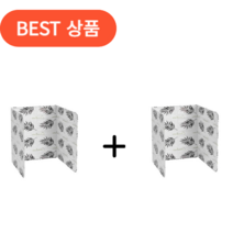 로블 가스렌지가림막 가스렌지덮개 기름튀김방지 가스렌지덮개 오염방지 가스렌지가드 벽 인덕션 바람, 흰색가스렌지가드2개