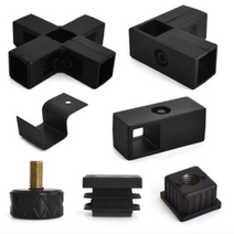 각파이프 조인트 사각파이프 브라켓 각관연결, 05)T형관통형(블랙)