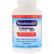 Symbiotics 심바이오틱 콜로스트럼 플러스 초유 플러스 Colostrum Plus 240베지캡슐