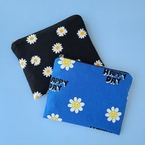 [천삼백케이] [나미꼬의퀼트카페] 17cm 생리대 파우치 만들기 해피데이 화장품파우치, 그외원단선택