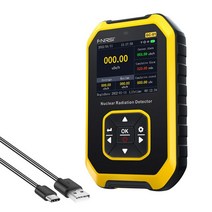 라돈 측정기 방사능 공기질 GC-01 GM 방사선 검출기 가이거 계수기 EMF 미터 실시간 모니터링 선량계, 01 YELLOW