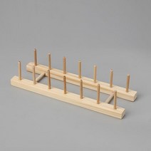 실패꽂이 실걸이 원목 나무 스풀 주최자 재봉 실 보관 브래킷 롤 바느질 도구들 액세서리, 12 스풀