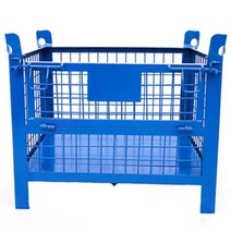 양중함 자재인양함 메탈망 폐기물 박스 케이지 이동식, 메쉬형(50x50)1000x800x840