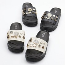 에스큐에스샵 시크스마일 - 여성슬리퍼 블링블링 쥬얼리 큐빅포인트 실내화