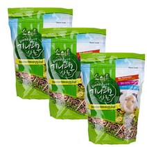 애니멀밥 PSP 스위트 기니피그 사료, 650g, 3개