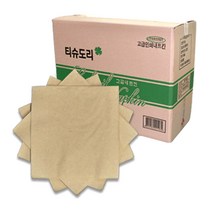 티슈도리 칵테일냅킨 갈색지, 3개, 8000매입