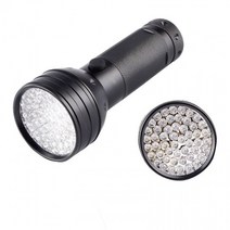 UV 자외선 랜턴 블랙라이트 위폐감지 형광네일 51LED, UV손전등-51LED