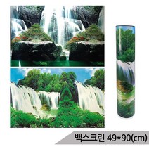 백스크린 양면 49X90cm 수족관배경 어항배경 C454950