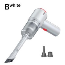 120W 9000Pa 무선 휴대용 진공 청소기 압축 공기 살포기 먼지 송풍기, [01] White
