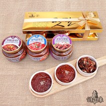 제주 하루미 오리지널 젓갈 3종 선물세트, 3. 꽃멸치+갈치살+자리돔(쌈), 상세설명 참조
