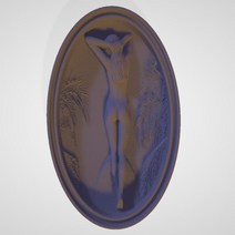 3d 모델 stl 파일 벗은 여자의 후면 패널 벽 장식 릴리프 cnc 라우터 라운드 조각 지원 zbrush artcam aspire cut3d, sp237-0462