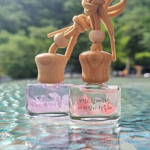 해피미니스 차량용 미니 디퓨저 만들기 diy 세트 걸이형 커플선물 취미생활 키트, 오렌지, 서점향