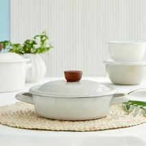 [모던하우스] L 에지리 인덕션겸용 법랑 전골냄비 18cm(밀폐뚜껑포함), 단품, 단품