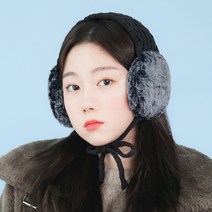 라핑 솜솜 니트 겨울 여성 귀마개 귀도리