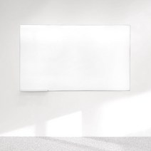 난반사 유리칠판 화이트 심플블랙베젤 800X600 일반형, 800-1200이하 택배배송