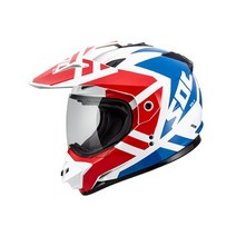 SOL 헬멧 SS-1 WILD WHITE BLUE RED, XL