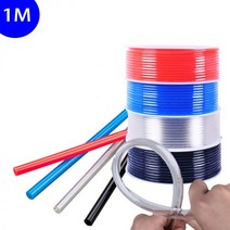 기계 부속 자재 베어링 스쿠류 커넥터 볼 밸브 샤프트 1m 공압 호스 pu 파이프 4*2.5mm 6*4mm 8*5mm 10*6.5mm 12*8 14*10mm 16*12mm 공기 튜, 1 meter-blue color, 16x12mm