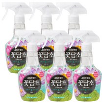 [살균 99.9%] 샤프란케어 꽃담초 섬유탈취제 연꽃향 용기 400ml, 6개