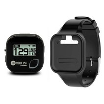 [국내 공식]GOLFBUDDY GB VOICE2S+ 음성형 GPS 거리 측정기 (일본 정규품) (블랙+블랙 밴드 패키지)