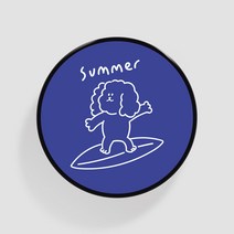 그립톡 그립톡케이스 핸드폰거치대 하트그립톡 스마트톡 스마트폰그립톡 스마트폰그립거치대 하트그립톡케이스 핸드폰그립톡 서핑 더기 얼굴 옐로우, 없음, 고급형 블랙