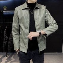 JS4172 남자 봄 가을 고퀄 가죽 PU 카라넥 하프기장 집업 점퍼 잠바 재킷 자켓 정장 아우터 데일리룩