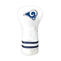 131787 팀 골프 NFL 화이트 빈티지 드라이버 클럽 헤드 커버 형태 피팅 디자인 레트로 및 뛰어난 품질, 로스앤젤레스 램스