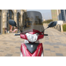 Haojue VF100 VF125 스쿠터 앞 유리 30/40/45/50cm, 투명 30cm 높이 5MM 두께