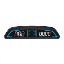 HUD 자동차 범용 LED HUD 헤드 업 디스플레이 GPS 과속 경보 마일리지 통계 위도 경도 야외 디지털 속도계, 02 G3