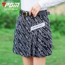 PGM 여성 골프 스커트 프린트 골프 와이드앵글스커트