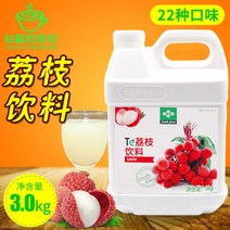 과즙음료수 생생함 겨울 참외즙 농축액 블랙 숲 농장 박과 이슬 과일주스 3KG 3560396150, 리치 즙