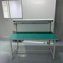 정전기 방지 테이블 포장 작업용 휴대폰 수리 공장 조립책상, L200xW60xH120단면스트랩백플레인