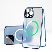 아이폰14 양면 강화유리 마그네틱 magsafe 케이스 적용
