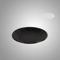행복물류 사출용기 다회용기 다회용접시 다회용원형접시 bw250파이 200개, 백색