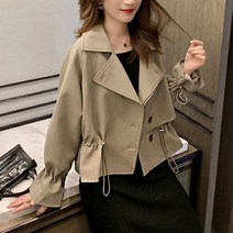 짧은 오버핏자켓 청자켓 핑크 봄 라이더자켓 가을 여자 체크자켓 숏 패션 벨트자켓 야상 화이트 노카라 코트 린넨반팔자켓 트렌치 외투 여성 노카라자켓 W7499A3 외 7가지 옵션