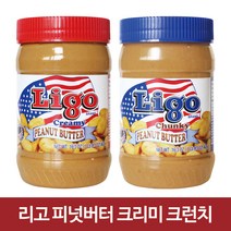 리고 땅콩버터 크리미 크런치 462g, 02)리고땅콩버터크런치462gX1병