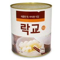 새콤아삭한 락교 3kg 아삭아삭 절임식품 맛좋은, 상품선택