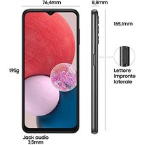 Samsung 갤럭시 A13 A135F EU 3/32GB 블랙-32881, 모든 통신사, 검은색, 4GB