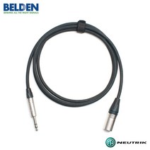 벨덴 8412 30m 오디오케이블 뉴트릭 6.3mm(TRS)-XLR(M) (BN-8412TRSM)