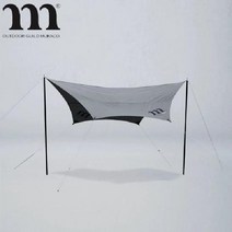 무라코 MURACO 아웃도어 캠핑 헥사 울트라 스파크 타프 그늘막 텐트 락그레이 TP0010