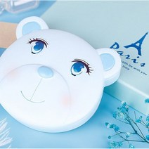 곰돌이 유치 보관함 치아 이빨, 블루
