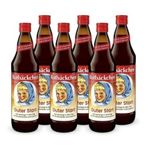 Rotbackchen Guter Start 로트벡쉔 11비타민 플러스 멀티비타민 대용량 700ml 6병, 1세트