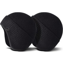 어택존 겨울 니트 비니 귀덮개 방한 골지 레옹 털모자 2개 남녀공용 남성 여성