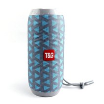 하이앤드 오디오 스피커 TG117 휴대용 블루투스 스피커 무선베이스 열 방수 야외 지원 AUX TF USB 서브 우, 05 blue gray