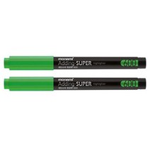 [모나미]-에딩슈퍼 형광펜 600, (Green:New), 24개