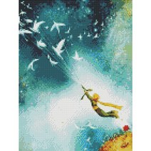 하모니아트 DIY 보석십자수 캔버스형 30X40, 24. 어린왕자2, 24. 어린왕자2, 1개