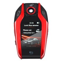 TK800 최신 수정 부티크 스마트 원격 자동차 키 LCD 화면 OBD 포함 BMW 메르세데스-벤츠 아우디 렉서스 도요타 현대 기아, 02 빨간_03 English