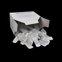 고양이 강아지 헤파린 캡 일회용 캐뉼라 헤파린 캡, 하얀, 50개