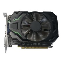 그래픽카드 GT740 그래픽 카드 DDR5 2GB 128Bit 데스크탑 컴퓨터 게임 개별 PCIE 2.0 DVI-I VGA 비디오, [01] Black
