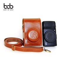 위dmnsu_bob 리코 RICOH GR 1 2 하이엔드 카메라 가죽케이스 가방 카메라백 고급 크로스백 용가방 보관백♥sus, 초코브라운, ♥sus리코GR1.2공용