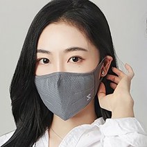 3D 에어 돔 마스크 (봄 가을 겨울), 그레이 L